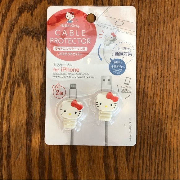 ๐ 6/$60, New, 2 Hello Kitty Charging Cable Protector - Picture 3 of 3